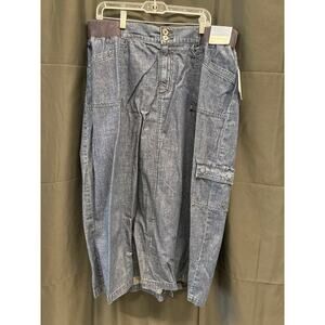 Y2K Liz & Me Denim Long Skirt 1X